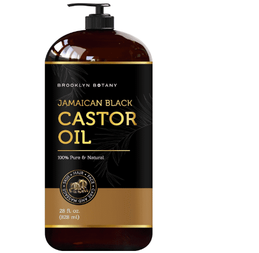 Bottle of Brooklyn Botany Jamaican Black Castor Oil