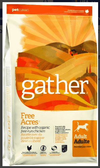 Gather Free Acres Organic Free-Run Chicken Dry Dog Food