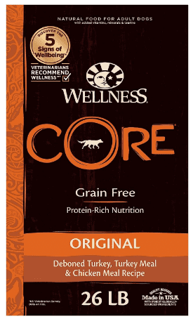 Wellness CORE Grain-Free Original Turkey Dry Dog Food 