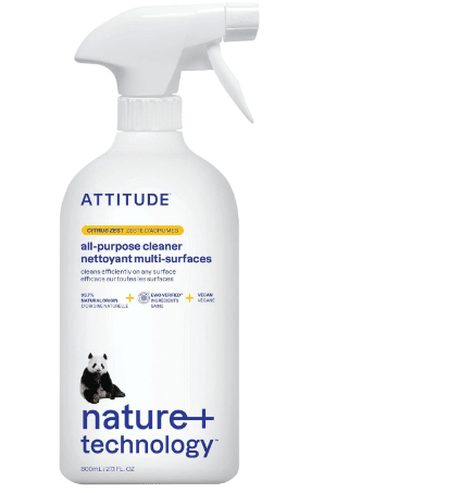 A Bottle of Attitude All-Purpose Cleaner 