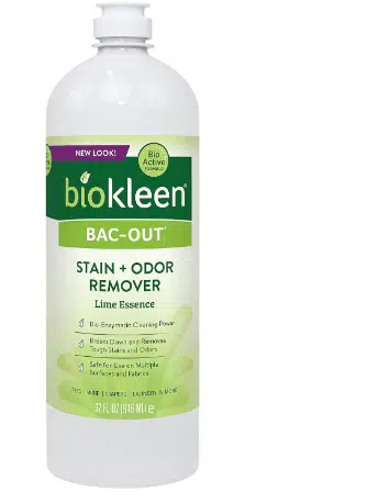 A Bottle of Biokleen Bac-Out Stain & Odor Remover