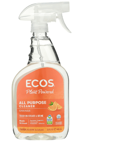 A Bottle of Earth Friendly Products ECOS Orange Plus All Purpose Cleaner