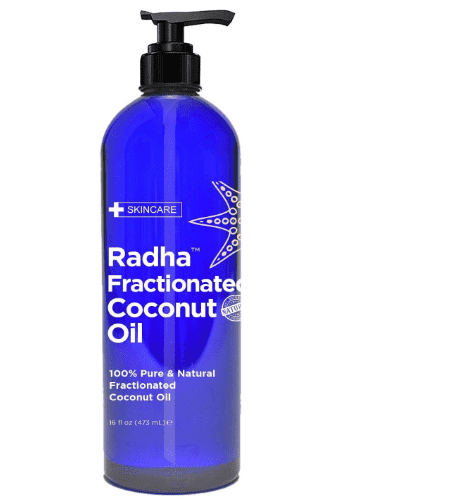 Bottle of Radha Beauty Oil