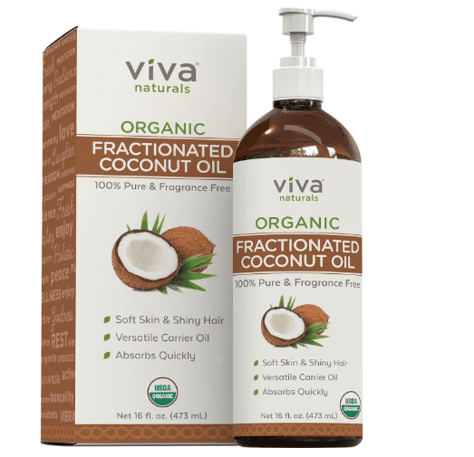 Bottle and Box of Viva Naturals Oil