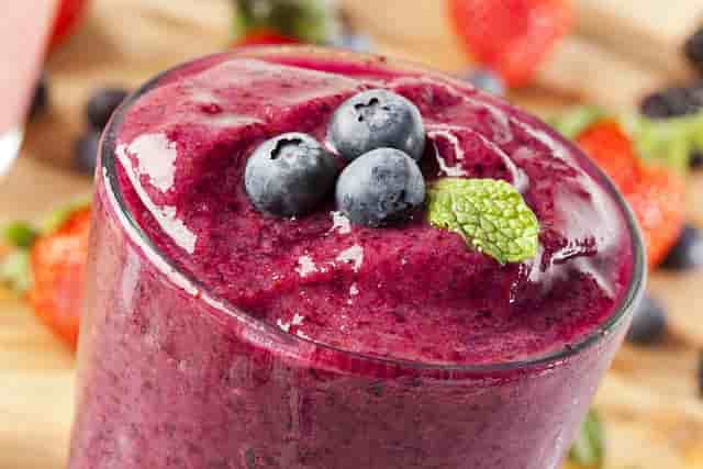 Blueberry mash-baby food recipe